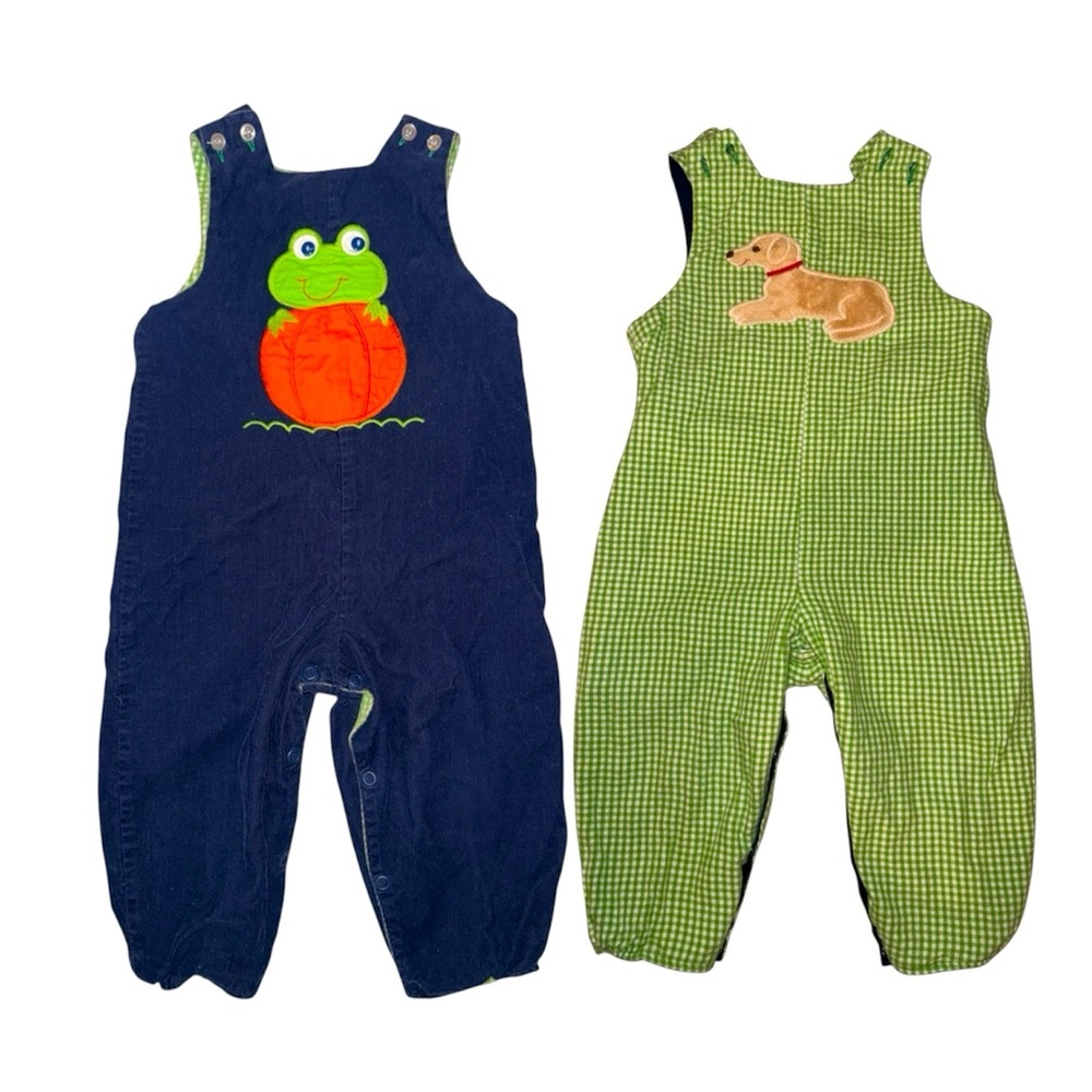 Bailey Boys Reversible Overalls, 24M